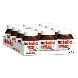 Creme Avelã Nutella Ferrero 350g – Caixa com 12 Unidades