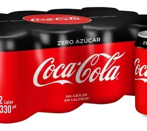 Refrigerante Coca-Cola Zero Lata 350L – Fardo com 06 Unidades