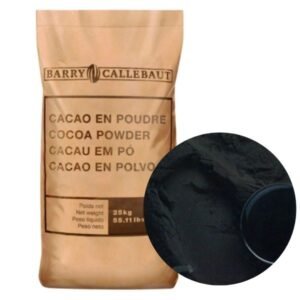 Cacau em pó 100% Alcalino Preto Saca 25kg Barry Callebaut
